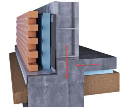 foundation wall heat loss image foundation wall heat loss due to thermal bridging